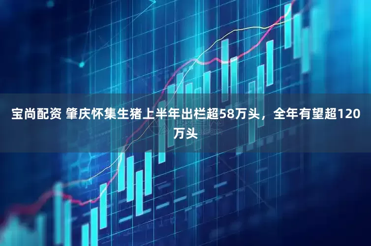 宝尚配资 肇庆怀集生猪上半年出栏超58万头，全年有望超120万头