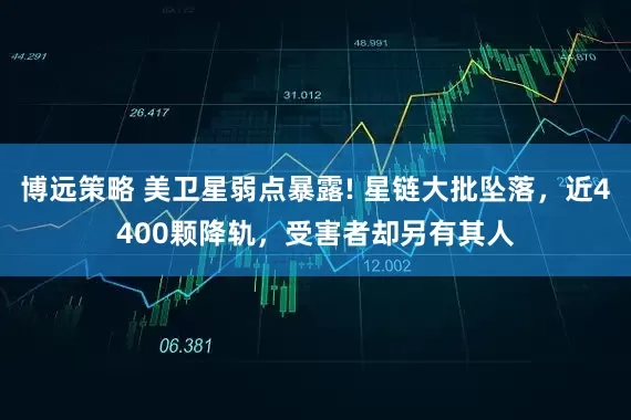 博远策略 美卫星弱点暴露! 星链大批坠落，近4400颗降轨，受害者却另有其人