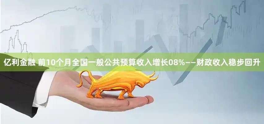 亿利金融 前10个月全国一般公共预算收入增长08%——财政收入稳步回升