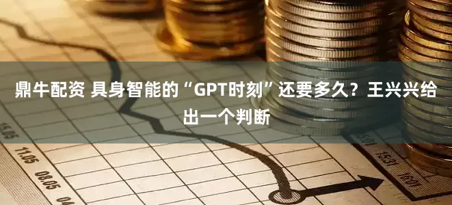 鼎牛配资 具身智能的“GPT时刻”还要多久？王兴兴给出一个判断